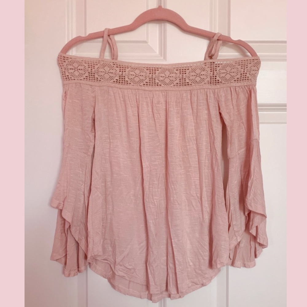 Fluttery Pink Top